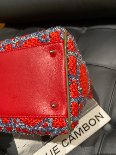 Sold Lady Dior Medium Tweed Handbag