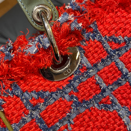 Sold Lady Dior Medium Tweed Handbag