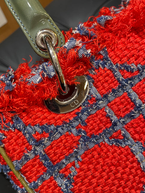 Sold Lady Dior Medium Tweed Handbag
