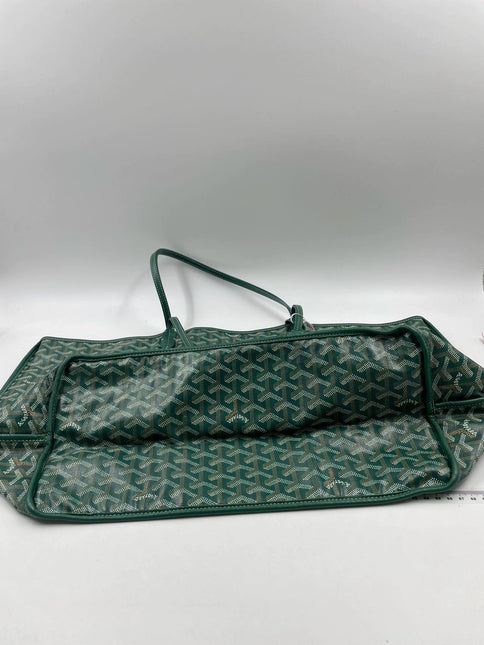 Sold Goyard Anjou Tote GM green leather