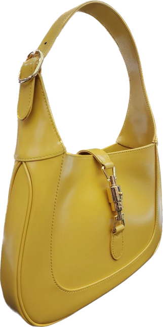 Gucci Jackie 1961 Yellow Small Leather bag with strap