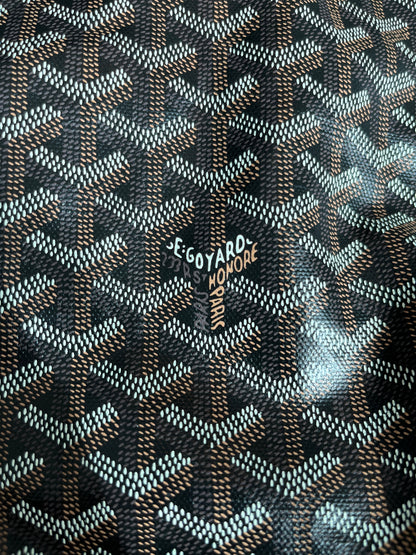 Sold Goyard Anjou Tote GM black leather reversible