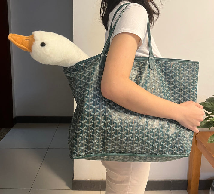 Sold Goyard Anjou Tote GM green leather