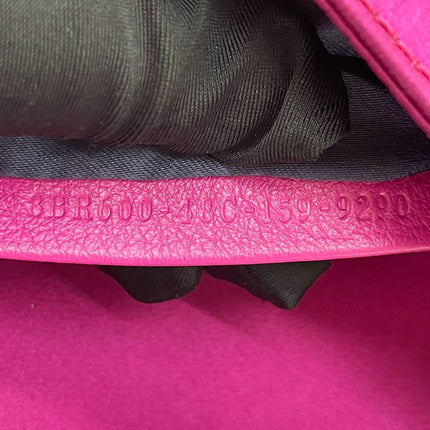 Sold FENDI Baguette Pink Silk with Large Crystals