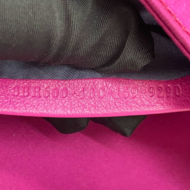Sold FENDI Baguette Pink Silk with Large Crystals