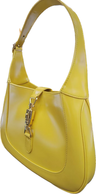 Gucci Jackie 1961 Yellow Small Leather