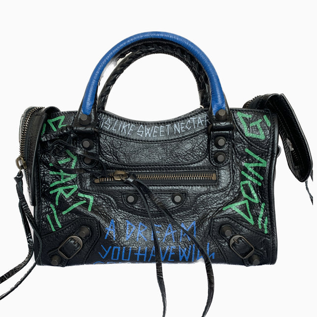 Sold Balenciaga City Mini Graffiti