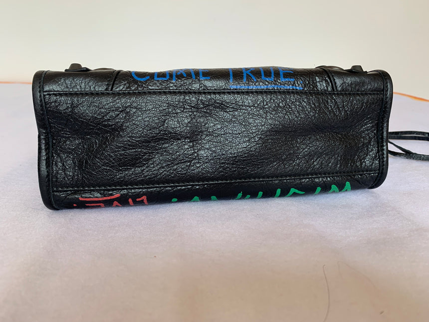 Sold Balenciaga City Mini Graffiti