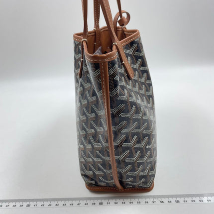 Sold Goyard Anjou Mini Tote Brown leather