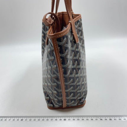 Sold Goyard Anjou Mini Tote Brown leather