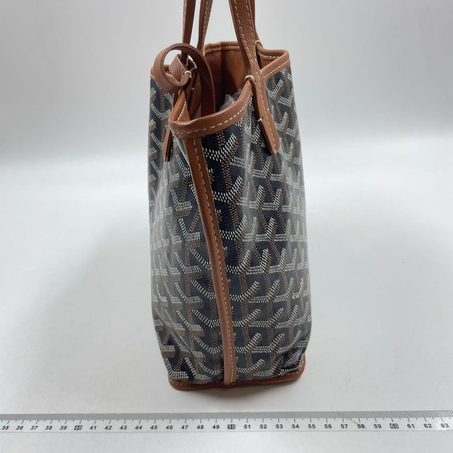 Sold Goyard Anjou Mini Tote Brown leather