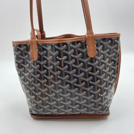 Sold Goyard Anjou Mini Tote Brown leather