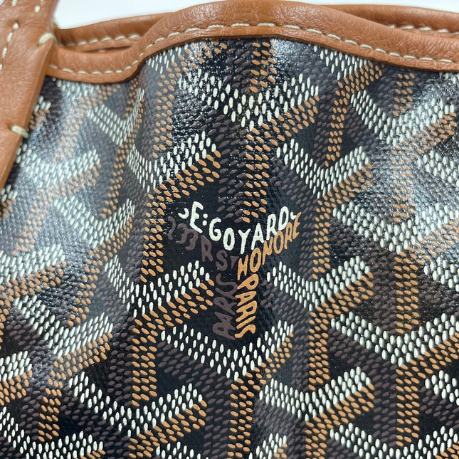Sold Goyard Anjou Mini Tote Brown leather