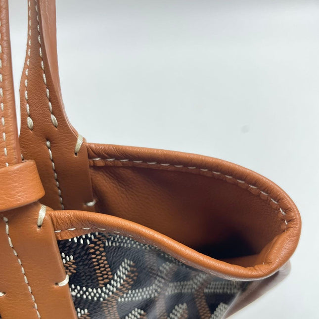 Sold Goyard Anjou Mini Tote Brown leather