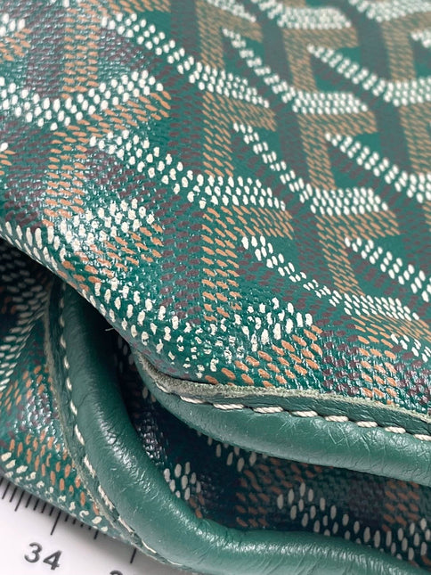 Sold Goyard Anjou Tote GM green leather