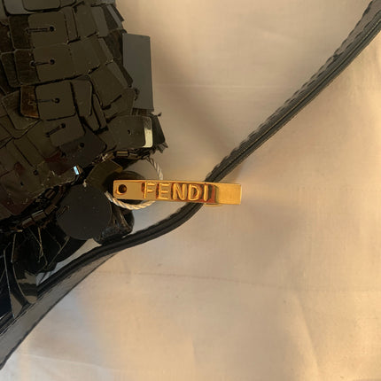 Sold Fendi Baguette Glitter black sequins