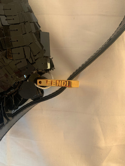 Sold Fendi Baguette Glitter black sequins