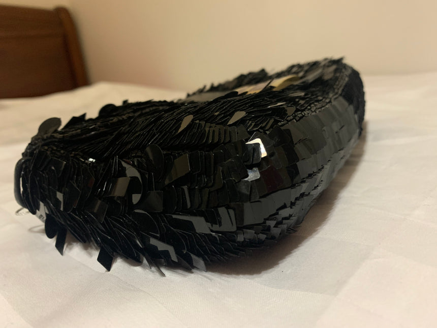 Sold Fendi Baguette Glitter black sequins
