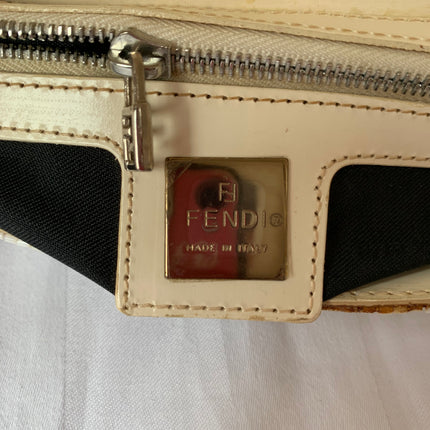 Sold FENDI Baguette White beads