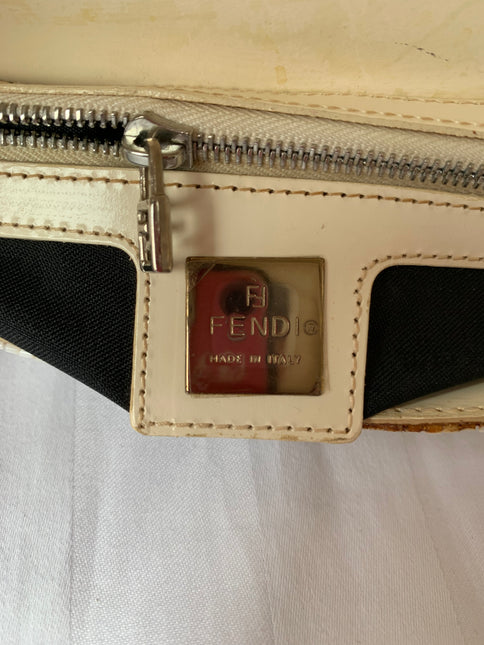 Sold FENDI Baguette White beads