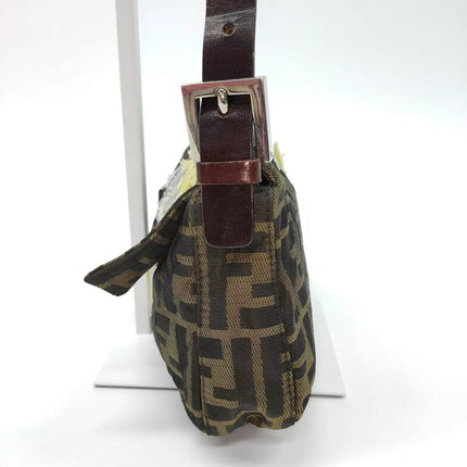 Sold FENDI Baguette Zucca Print with Flower Embroidery